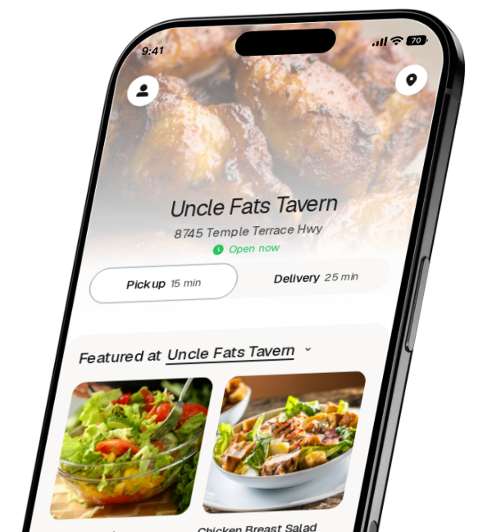 Uncle Fats Tavern app preview