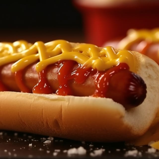 Kids Hot Dog Basket.