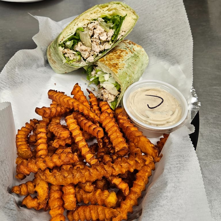 Delicious Chicken Caesar Wrap